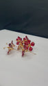 Pure Silver Red Hibiscus Flower 8.43g